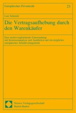 Die Vertragsaufhebung durch den Warenkäufer