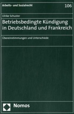 Betriebsbedingte Kündigung in Deutschland und Frankreich