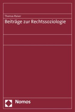 Beiträge zur Rechtssoziologie