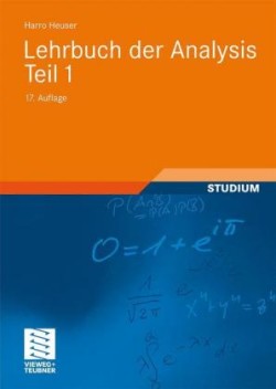 Lehrbuch der Analysis. Teil 1