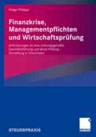 Finanzkrise, Managementpflichten und Wirtschaftsprüfung