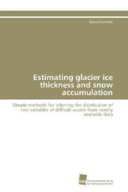 Estimating glacier ice thickness and snow accumulation