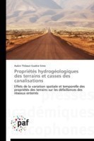 Propriétés hydrogéologiques des terrains et casses des canalisations