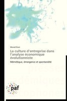 La Culture D Entreprise Dans L Analyse Économique Évolutionniste