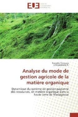 Analyse Du Mode de Gestion Agricole de la Matière Organique