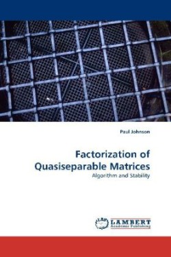 Factorization of Quasiseparable Matrices