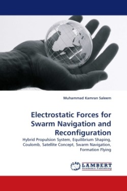 Electrostatic Forces for Swarm Navigation and Reconfiguration