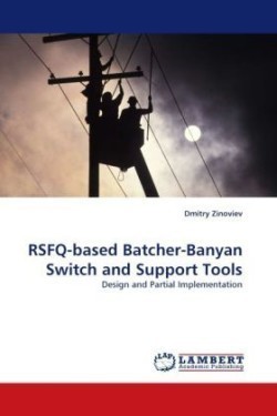 RSFQ-based Batcher-Banyan Switch and Support Tools