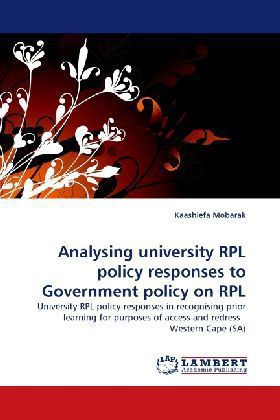 Analysing University Rpl Policy Responses to Government Policy on Rpl