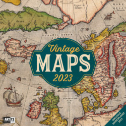 Vintage Maps Kalender 2023 - 30x30
