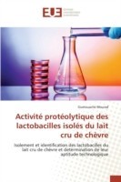Activité protéolytique des lactobacilles isolés du lait cru de chèvre