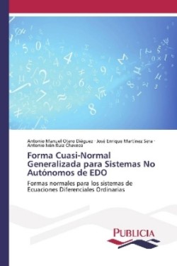 Forma Cuasi-Normal Generalizada para Sistemas No Autónomos de EDO