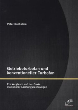 Getriebeturbofan und konventioneller Turbofan