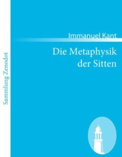 Metaphysik der Sitten