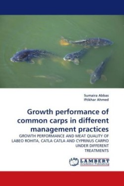 Growth performance of common carps in different management practices