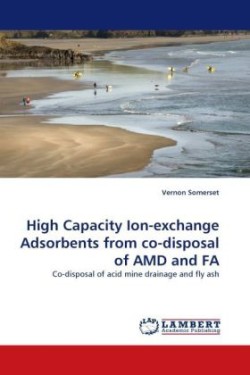 High Capacity Ion-exchange Adsorbents from co-disposal of AMD and FA