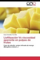 Liofilización Vs viscosidad aparente en pulpas de frutas