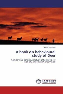 Book on Behavioural Study of Deer