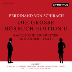 Die große Hörbuch-Edition II - Kaffee und Zigaretten und andere Texte, 3 Audio-CD, 3 MP3