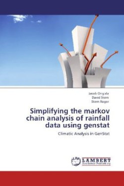 Simplifying the markov chain analysis of rainfall data using genstat