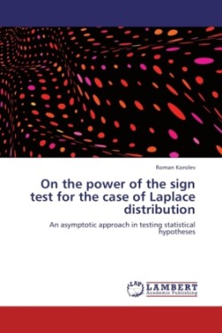 On the power of the sign test for the case of Laplace distribution