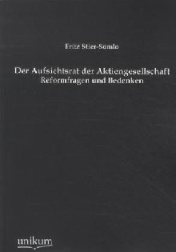 Aufsichtsrat Der Aktiengesellschaft