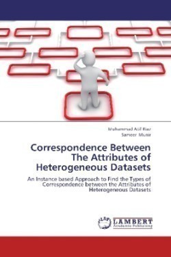 Correspondence Between The Attributes of Heterogeneous Datasets