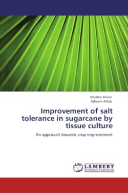 Improvement of salt tolerance in sugarcane by tissue culture