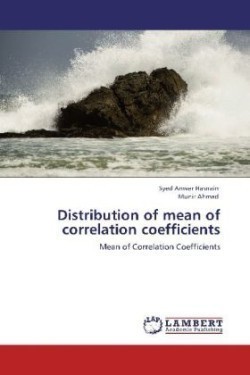 Distribution of Mean of Correlation Coefficients