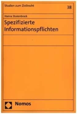 Spezifizierte Informationspflichten