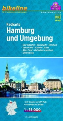 Hamburg & surroundings cycling map