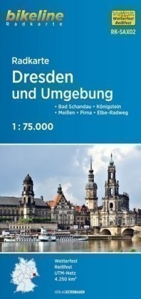 Dresden & surroundings cycling map