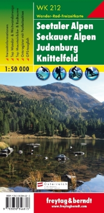 Seetal Alps - Seckau Alps - Judenburg - Knittelfeld Hiking + Leisure Map 1:50 000
