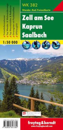 Zell a. See - Kaprun - Saalbach Hiking + Leisure Map 1:50 000