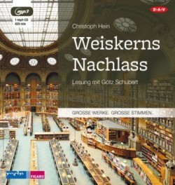 Weiskerns Nachlass, 1 Audio-CD, 1 MP3