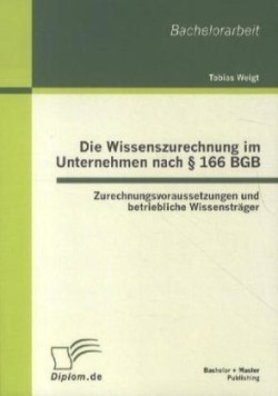 Wissenszurechnung im Unternehmen nach § 166 BGB