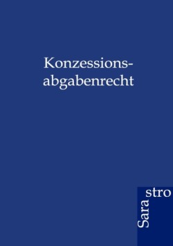 Konzessionsabgabenrecht