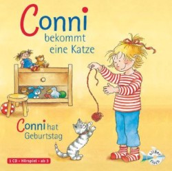 Conni bekommt eine Katze / Conni hat Geburtstag (Meine Freundin Conni - ab 3), 1 Audio-CD