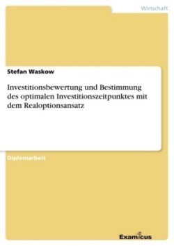 Investitionsbewertung und Bestimmung des optimalen Investitionszeitpunktes mit dem Realoptionsansatz