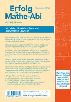 Erfolg im Mathe-Abi 2018 Basiswissen Saarland