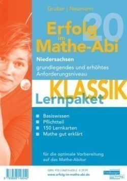 Erfolg im Mathe-Abi 2020 Lernpaket 'Klassik' Niedersachsen, 4 Teile