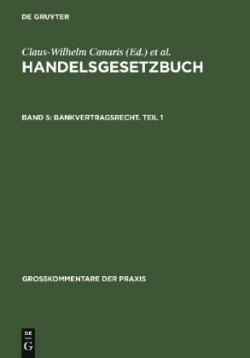 Bankvertragsrecht. Teil 1