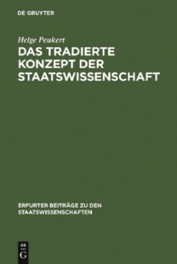 tradierte Konzept der Staatswissenschaft