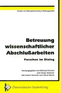 Betreuung wissenschaftlicher Abschlußarbeiten