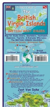 Franko Maps Franko's Map of the British Virgin Islands, British West Indies