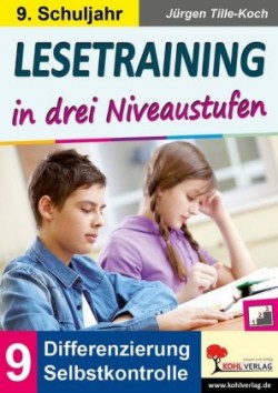 Lesetraining in drei Niveaustufen / Klasse 9