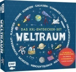 Das XXL-Entdecker-Set - Weltraum: 10 Modellen zum Selberbauen, Sachbuch, Experimente & coole Rakete