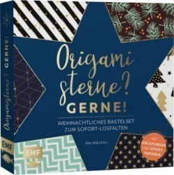 Origamisterne? Gerne! - Weihnachtliches Bastelset zum Sofort-Losfalten