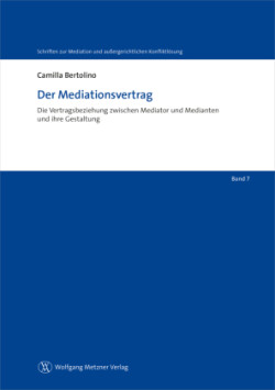 Der Mediationsvertrag