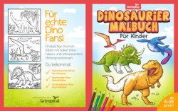 Dinosaurier Malbuch für Kinder